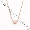 Lantisor in forma de Inima din Inox Placat 24k Rose Gold 2 Lantisor in forma de Inima din Inox Placat 24k Rose Gold