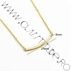 Lantisor tip Pandora cu Charm din Otel Inoxidabil Auriu 3 Lantisor tip Pandora cu Charm din Otel Inoxidabil Auriu