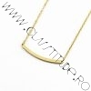Lantisor tip Pandora cu Charm din Otel Inoxidabil Auriu 4 Lantisor tip Pandora cu Charm din Otel Inoxidabil Auriu
