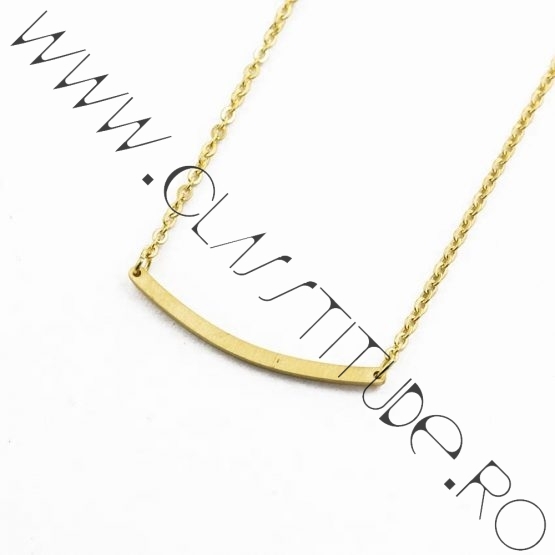 Lantisor tip Pandora cu Charm din Otel Inoxidabil Auriu 4 Lantisor tip Pandora cu Charm din Otel Inoxidabil Auriu