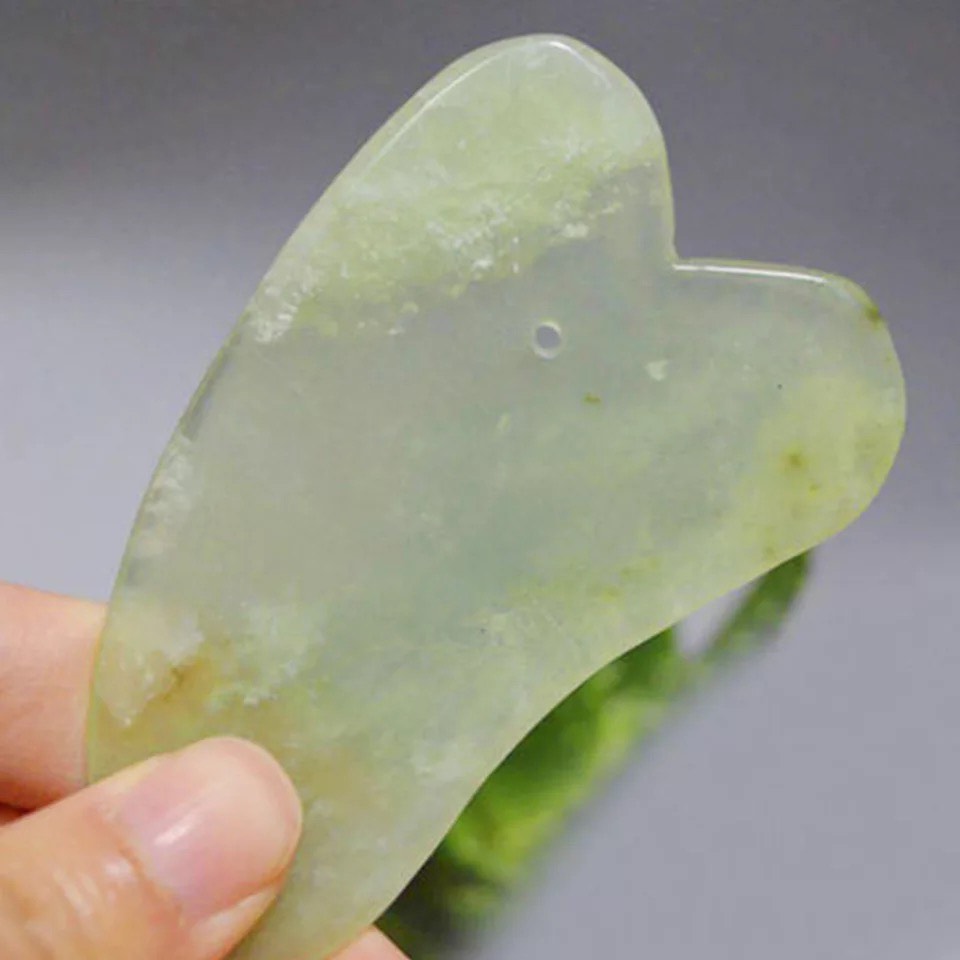 Roller Jad si Gua Sha pentru Masaj Facial