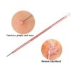 Set 4 piese din otel inoxidabil pentru curatarea tenului Rose2 Set 4 piese din otel inoxidabil pentru curatarea tenului Rose