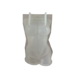 Mulaj corp femeie din silicon pentru lumanari transparent Mulaj corp femeie din silicon pentru lumanari transparent