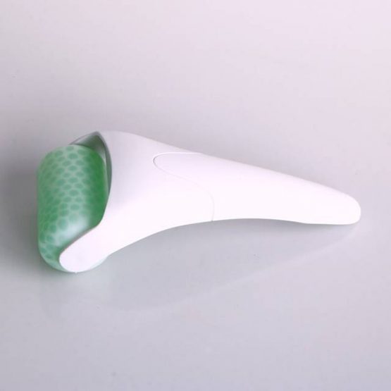 Rola cu gheata pentru masaj facial Alb-Verde