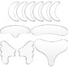 Set de 11 plasturi antirid si antiaging din silicon Transparent
