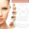 Set de 11 plasturi antirid si antiaging din silicon Transparent