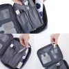 Geanta cosmetice travel bag textil impermeabil Gri