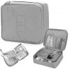 Geanta cosmetice travel bag textil impermeabil Gri