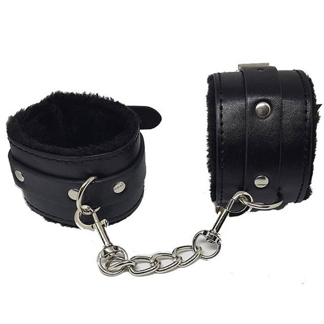 Set 10 jucarii erotice piele ecologica BDSM Negru