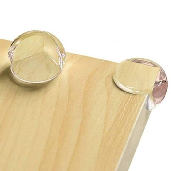 Set 4 bucati protectie colturi din silicon Transparent