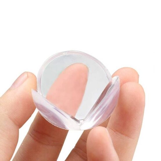 Set 4 bucati protectie colturi din silicon Transparent