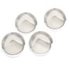 Set 4 bucati protectie colturi din silicon Transparent