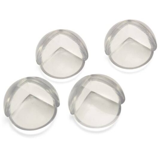 Set 4 bucati protectie colturi din silicon Transparent