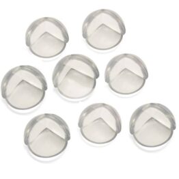 Set 8 bucati protectie colturi din silicon Transparent