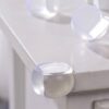 Set 8 bucati protectie colturi din silicon Transparent