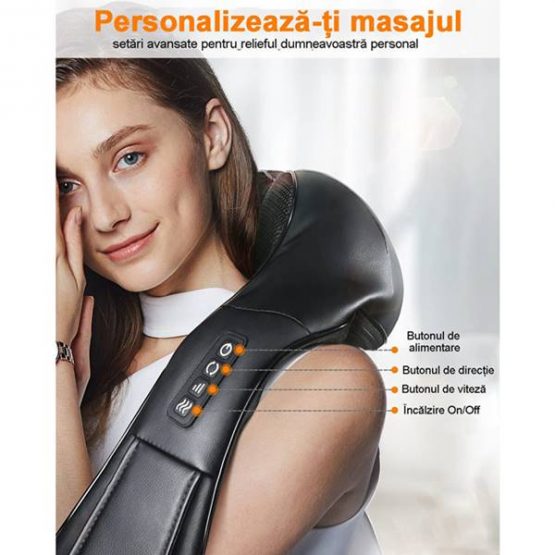 Aparat masaj gatspate efect terapeutic Negru Aparat masaj gatspate efect terapeutic Negru