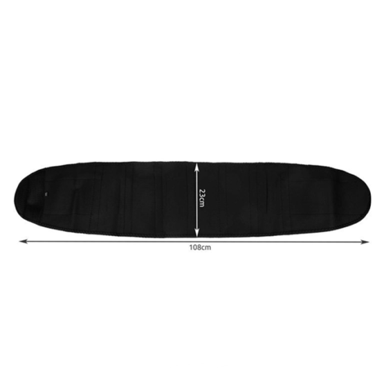 Centura de slabit 75 - 95 cm din neopren Negru8 Centura de slabit 75 - 95 cm din neopren Negru