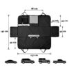 Husa auto protectie bancheta si transport animale 148 x 215 cm Negru5 Husa auto protectie bancheta si transport animale 148 x 215 cm Negru