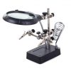 Lupa de masa cu iluminare LED si clesti de sustinere Negru1 Lupa de masa cu iluminare LED si clesti de sustinere Negru