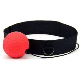 Minge reflex pentru fitness ajustabila Rosu Negru55 Minge reflex pentru fitness ajustabila Rosu Negru