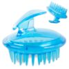 Perie scalp design ergonomic si peri moi silicon Bleu