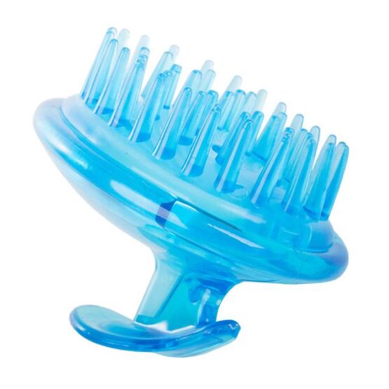 Perie scalp design ergonomic si peri moi silicon Bleu2 Perie scalp design ergonomic si peri moi silicon Bleu