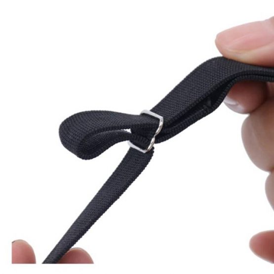 Portjartier piele cu inima marime universala Black1 Portjartier piele cu inima marime universala Black