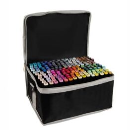 Set 168 carioci profesionale cu varf dublu Multicolor1 Set 168 carioci profesionale cu varf dublu Multicolor
