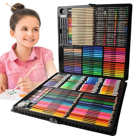 Set complet desen si pictura 288 piese Multicolor Set complet desen si pictura 288 piese Multicolor