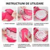 Set decorare cu cristale pentru par accesorii Roz