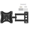 Suport TV extensibil 14 - 55 inch max 50 kg Negru