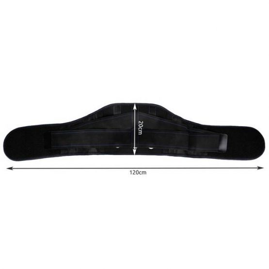 Centura lombara 24 magneti ajustabila XXL Negru