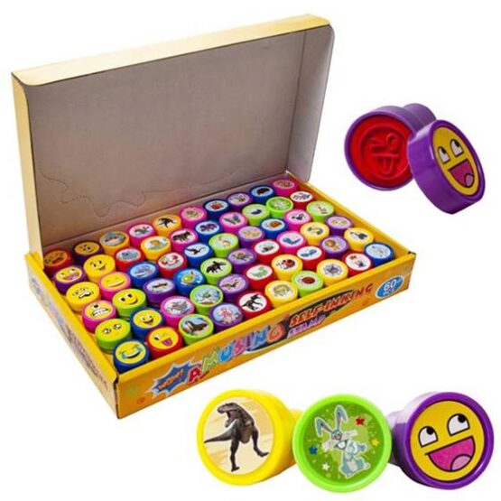 Set 60 stampile copii non-toxice 3+ Multicolor4 Set 60 stampile copii non-toxice 3+ Multicolor