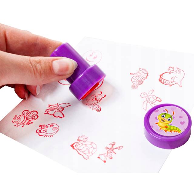 Set 60 stampile copii non-toxice 3+ Multicolor