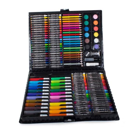 Set desen si pictura 168 de piese Multicolor1 Set desen si pictura 168 de piese Multicolor