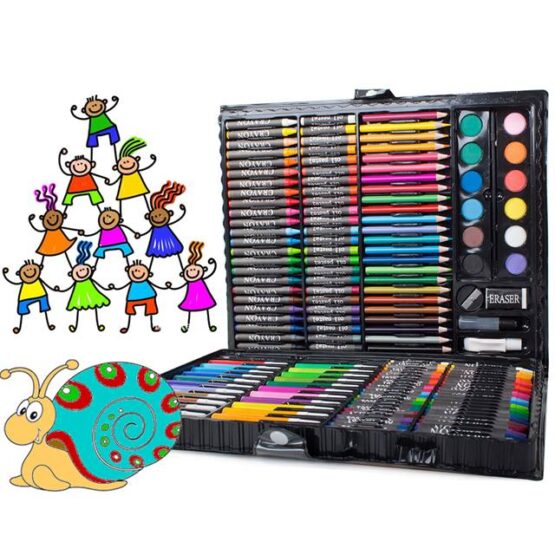 Set desen si pictura 168 de piese Multicolor33 Set desen si pictura 168 de piese Multicolor