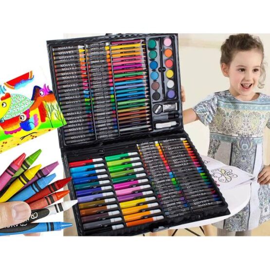 Set desen si pictura 168 de piese Multicolor6 Set desen si pictura 168 de piese Multicolor