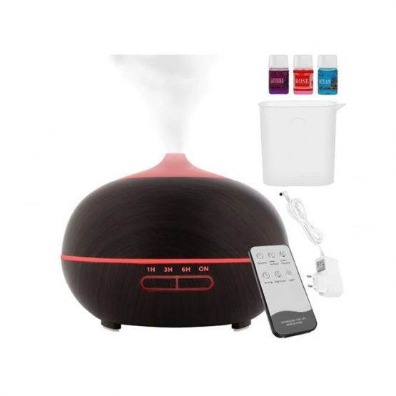 Difuzor aromaterapie cu ultrasunete Maro Inchis Difuzor aromaterapie cu ultrasunete Maro Inchis