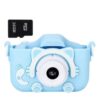 Aparat foto pentru copii cu SD card 16 GB, Albastru Aparat foto pentru copii cu SD card 16 GB, Albastru