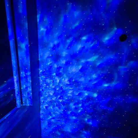 Lampa de veghe proiector stele, cu boxa si telecomanda