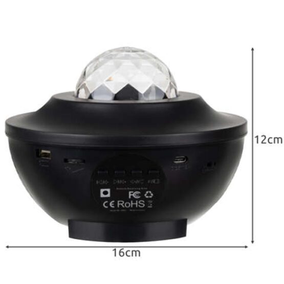 Lampa de veghe proiector stele, cu boxa si telecomanda
