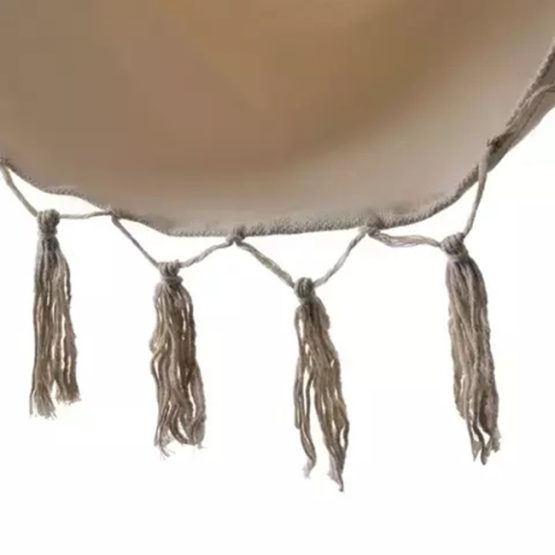 Hamac brazilian suspendat, 2 perne, macrame, Bej Hamac brazilian suspendat, 2 perne, macrame, Bej