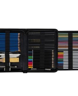 Trusa pentru schite si desen, 72 elemente, Negru