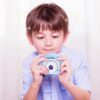 Aparat foto pentru copii cu SD card 16 GB, Albastru Aparat foto pentru copii cu SD card 16 GB, Albastru