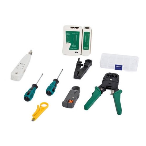 Set testare cablu de retea LAN, set 10 piese
