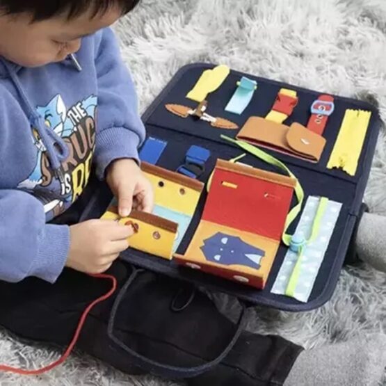 Jucarie senzoriala, tip carte, Montessori