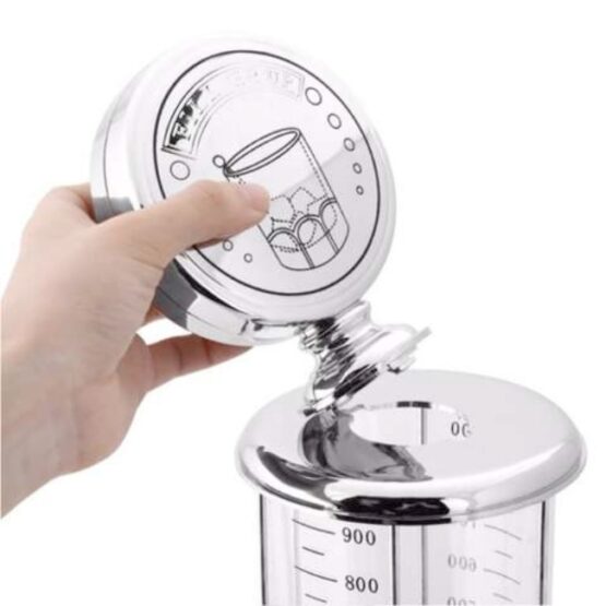 Dozator pentru bere, capacitate 1L, Argintiu Dozator pentru bere, capacitate 1L, Argintiu