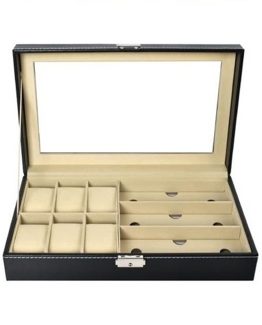 Cutie depozitare ochelari si bijuterii, 33.5x20.5x8 cm