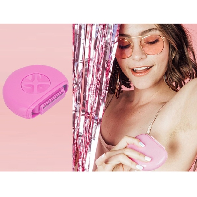 Set rola din jad si epilator 3 in 1, Roz