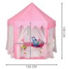 Cort de joaca tip castelul printesei, 135 x 140 cm